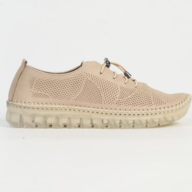 Resim Pierre Cardin Hakiki Deri Bej Kadın Spor Ayakkabı PC-54761 
