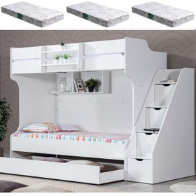 Resim Ranza, Kardem Yavrulu Ranza - Beyaz + 3 Adet Comfort Yatak 90 X 190 CM 