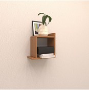 Resim Rafkestir Prima Duvar Rafı Bambu ( Mat ) 