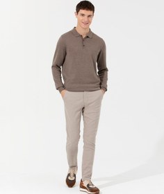 Resim Pierre Cardin Erkek Bej Pantolon Kanvas-chino 50259756-vr011 Bej 