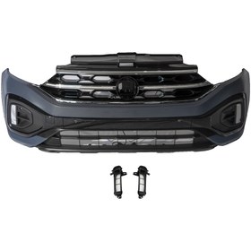 Resim Volkswagen T-Roc Makyajlı R-Lıne Tampon+Panjur Set ( Ledli Panjur) 