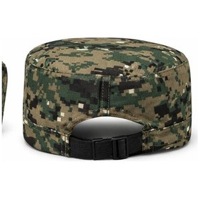 Resim Valkyrie Dijital Kamuflaj Şapka Ayarlanabilir Unisex Askeri Kep Outdoor Kamp Balıkçı Şapkası E Kamuflaj 