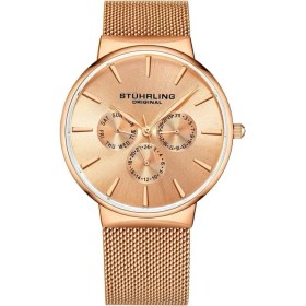 Resim Stührling 3931.4 Stührling 39MM Isviçre Üretimi Erkek Kol Saati 