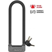 Resim Knmaster Ul 200 A Alarm Fonksiyonlu U-lock Motosiklet Kilidi 