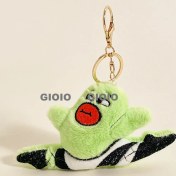 Resim Silver1 Karikatür Küçük Hediye Peluş Bebek Kolye Anahtarlık Çanta Kolye Aksesuarları (Yurt Dışından) 