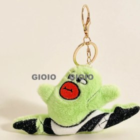 Resim Silver1 Karikatür Küçük Hediye Peluş Bebek Kolye Anahtarlık Çanta Kolye Aksesuarları (Yurt Dışından) 