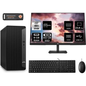 Resim Hp Pro Tower 290 G9 Intel Core I5 13500 8gb 512GB SSD RX550/4GB 23.8" Fhd Monitör Fdos 8T2W9ES Masaüstü Bilgisayar & Per4 USB Bellek 8T2W9ESMNT1302 