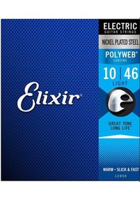 Resim Elixir 10-46 Polyweb Light Elektro Gitar Teli 12050 