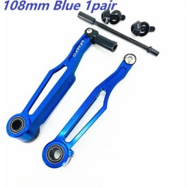 Resim 108MM Mavi Tarzı Litepro Bmx Katlanabilir Bisiklet V Fren Kısa Ar Long Kol Alüminyum Alaşım C Hollow Ultralight V Fren Montajı (Yurt Dışından) 