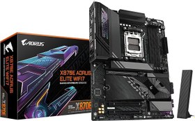 Resim GIGABYTE X870E AORUS Elite WIFI7 AM5 LGA 1718, ATX, DDR5, 4X M.2, PCIe 5.0, USB4, Wi-Fi 7, 2.5GbE LAN, EZ-Mandal, Q-Flaş 
