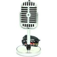 Resim Tuğra Ticaret 2244 Karaoke Mikrofon Silver Speaker 