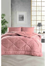 Resim Ely Parker Battal Boy Yorgan, Renkli, Wellsoft, Peluş Yumuşak, Çift Taraflı, 215x235 (220x240) 