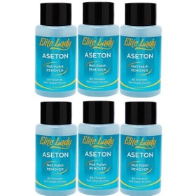 Resim Elite Lady B5 Vitaminli Aseton Pompalı 6 x 200 ML 