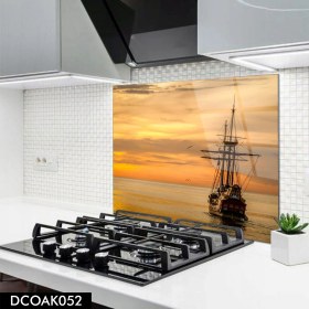 Resim Olinpa Cam Ocak Arkası Koruyucu | Yelkenli Model 