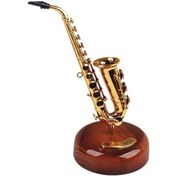 Resim Chavin Enstrüman Dönen Saksafon Müzik Kutusu Hd142 