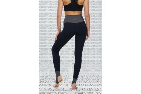 Resim Nike Yoga Luxe High Rise Leggings Yüksek Belli Toparlayıcı Esnek Tayt Siyah 