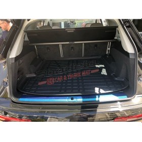Resim 2025 Audi Q7 3d Kauçuk Kokusuz Bagaj Havuzu Araca Özel 