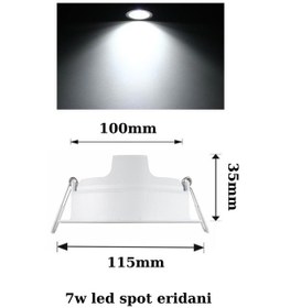 Resim Philips 7w Sıva Altı Spot 100mm Beyaz 