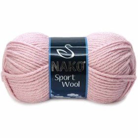 Resim Nako Sport Wool El Örgü Ipi Pudra 10639 