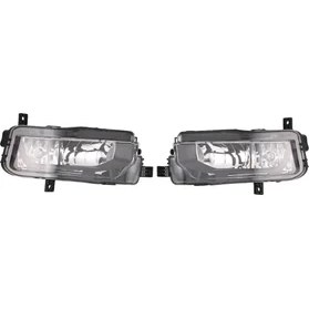 Resim Solar Sanc Araba Sol ve Sağ Ön Sis Halojen Kiti Vw Transporter Için Uygun 2016-2019 7E0941661A / 7E0941662A (Yurt Dışından) 