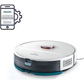 Resim Philips HomeRun XU2000/22 2000 Serisi Aqua Akıllı Robot Süpürge Beyaz 