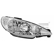 Resim Depo Far 206 98= Sol Seffaf (Oem No:6204S9) 