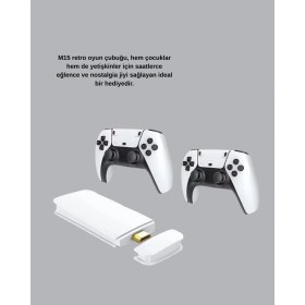 Resim Zero Land Sptrns 2 Kablosuz Kollu HDMI Uyumlu M15 Oyun Konsolu 