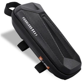 Resim Mufunye West Bıkıng 1.5l Bisiklet Büyük Kapasiteli Sert Kabuklu Çanta Bisiklet Çantası Mtb Yol Bisikleti Askı Çantası Bisiklet Çerçeve Çantası Üst Boru Çantası A Siyah 