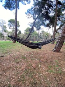 Resim CAMP AND MAP Mini Hamak 210x110 cm Mavi 