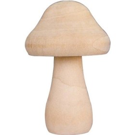 Resim Rogfer 210143l Ahşap Mantar Kafa Dıy Boyalı Oyuncaklar Çocuk Erken Eğitim Ev Dekoratif Süsler 