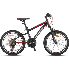 Resim Vortex 4.0 - 20 Mtb - 11' - 7 Vites - V.b. - Mat Siyah-Gri/kırmızı 