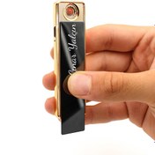 Resim Kişiye Özel USB Şarjlı Alevsiz Sürgülü Çakmak 