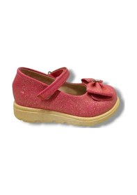 Resim Hoppy 3037-20 Simli Deri Fiyonk Kız Çocuk Babet Pembe 