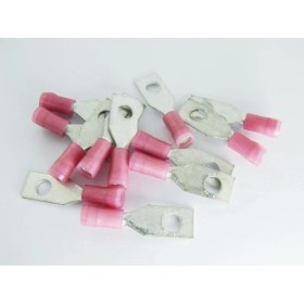 Resim Netmon MS17143-13 Red Nylon Insulated Rectangular Ring Terminal 