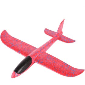 Resim Aksh Epp Silikonlu Köpük Planör Uçak Çocuk Eğitici Model Oyuncak Kırmızı 