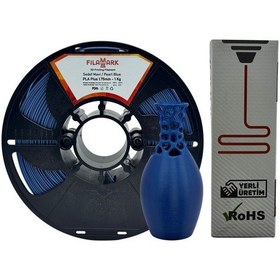 Resim Filamark Pla Plus Filament Sedef Mavi 1.75mm 1kg-4243 