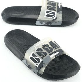 Resim Gezer Erkek Yazlık Pu Islak Zemine Uygun Ev Banyo Bahçe Havuz Terlik Siyah 