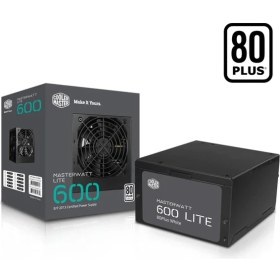 Resim Cooler Master Watt 600W 80+ Aktif PFC 120mm Fanlı PSU (MPX-6001-ACABW-EU) 
