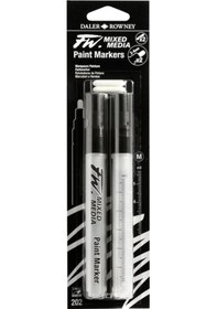Resim Dr Fw Mixed Media Paint Marker Sets 202 2-4 Mm Yuvarlak Uç M 