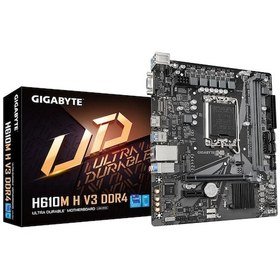 Resim Gigabyte H610M H V3 DDR4 Intel H610 3200 MHz DDR4 Soket 1700 mATX Anakart 