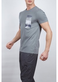 Resim Alpinist Lex Erkek T-Shirt Koyu Gri (543863353) 