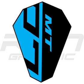 Resim Durmaz Konsept MT 07 2018-2019 Uyumlu MAVİ METAL CAM STİCKER 