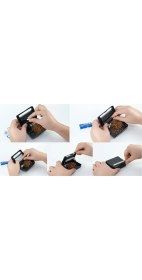 Resim Als Tobacco Slim Sigara Sarma Makinesi Black Series Ergonomik Kullanım ve Şık Tasarım 