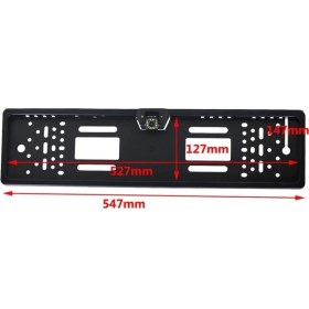 Resim Oto Dünyam 4.3" Inç Katlanır Ekran ve Plakalık Çerçeveli Hd Geri Görüş Kamerası 