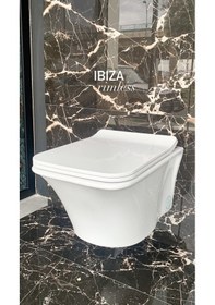 Resim Turkuaz Cerastyle İbiza Rimless Kanalsız Asma Klozet ve İbiza Uf 