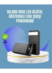 Resim Ceylan Adam Tüm Cihazlarla Uyumlu 50.000 Mah Powerbank Yüksek Kapasiteli, Led Gösterge Ve Akıllı K Çok Renkli 