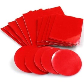 Resim Slikon Bant Çift Taraflı Gri Süper Güçlü Çivi Bant 3 Cm X 3 Cm 100 Adet 