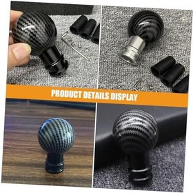 Resim Otomatik Şanzıman - Havalı Vites Topuzları Ve Araba İç Mekanı Için Karbon Fiber Vites Topuzu 