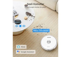 Resim Ultenic T10 Robot Süpürge, Kendiliğinden Boşalan Taban, 3000PA Güç, Lazer Navigasyon 