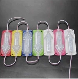 Resim Sabit 12 Volt Ok Yönlü Modül Led Mavi 10 Adet 